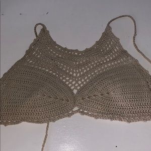 Crochet bikini top in perfect condition